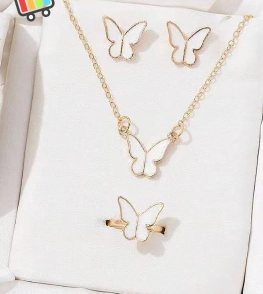 Butterfly Necklace Set