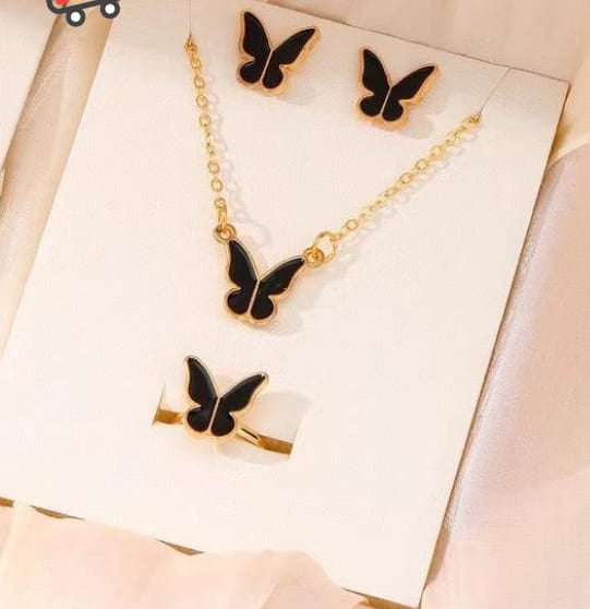 Butterfly Necklace Set
