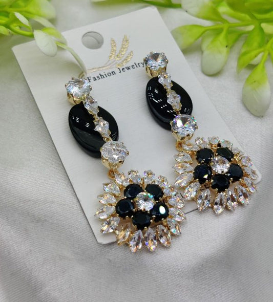 Stylish Crystal Bloom Earrings – Perfect Jewellery Gift