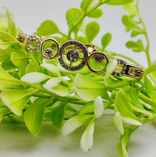 Imported Circle Crystal Bracelet – Stylish & Graceful