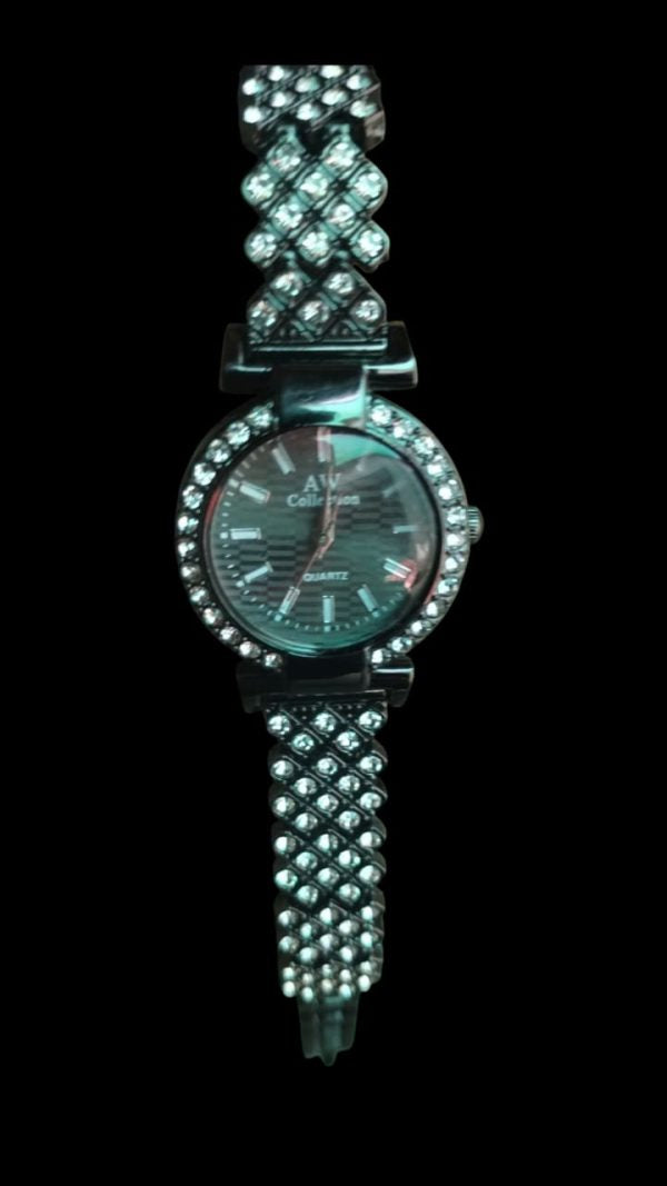Women’s Analog Watch – Black Stainless Steel Ladies Watch | Premium Quality Fashion Timepiece
