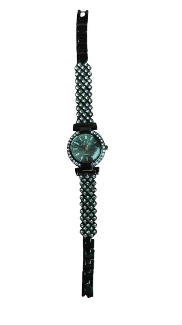 Women’s Analog Watch – Black Stainless Steel Ladies Watch | Premium Quality Fashion Timepiece