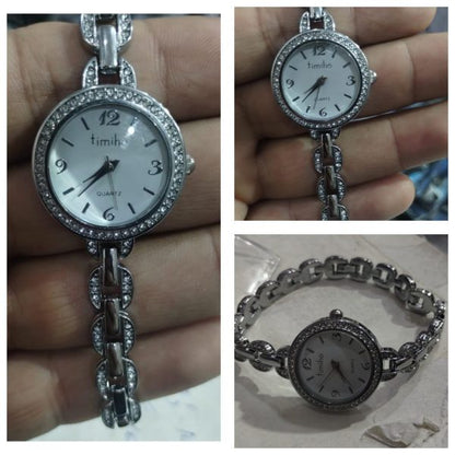 Women’s Silver Analog Watch – Silver Stainless Steel Ladies Watch | Premium Quality Fashion Timepiece