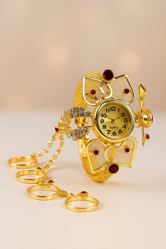 Women’s Fashion Diamond Watch – Stainless Steel Ladies Watch with Full Crystal Design & Gift Box